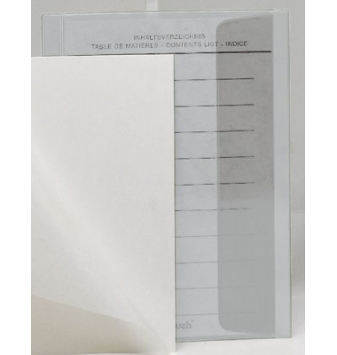 Dokumententasche 83005, 250x340mm, transparent, Polyvinylchlorid (PVC), Seitenklappe