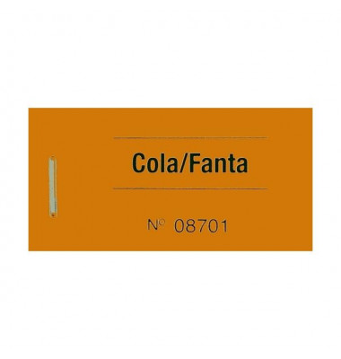 701153 Bk100Abr. Blockgutscheine orange Cola