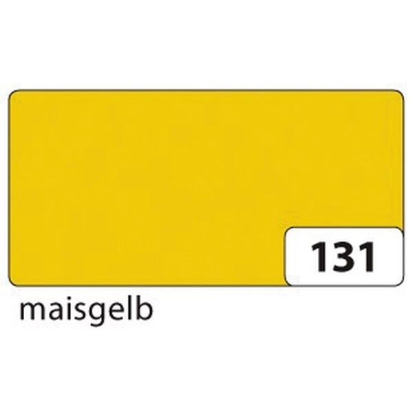 10 Stück Folia Fotokarton 65131, maisgelb, 48x68cm, 380g 4001868651317 Folia