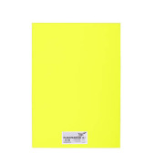 Plakatkarton 48x68 einseitig gefärbt leuchtgelb 380g 65911