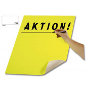 Plakatkarton 48x68 einseitig gefärbt weiß 380g 65701