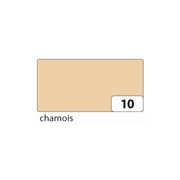 10 Stück Folia Tonzeichenpapier 50x70cm 130g chamois 6710E 4001868167108 Folia