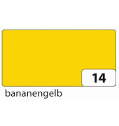 Tonzeichenpapier 50x70cm 130g bananengelb 6714E