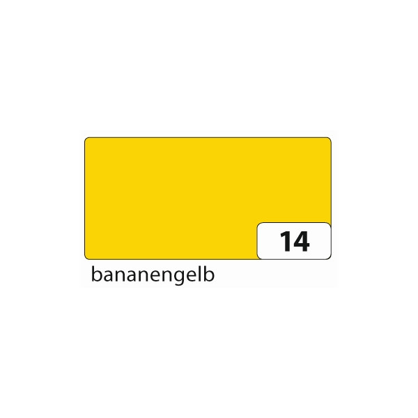 10 Stück Folia Tonzeichenpapier 50x70cm 130g bananengelb 6714E 4001868167146 Folia