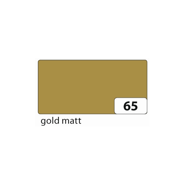 10 Stück Folia Tonzeichenpapier 50x70cm 130g gold 6765E 4001868167658 Folia