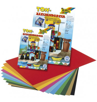 605  130g Tonpapier A4 10Farb.sort.
