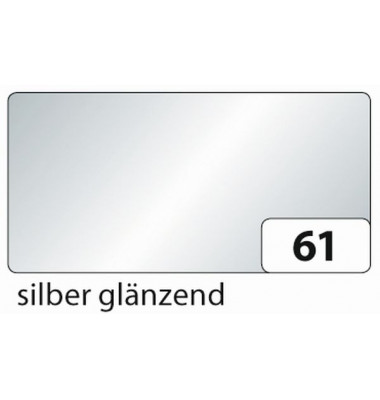 Bringmann 6461 Tonpapier A4 130g silber gl&auml;nz