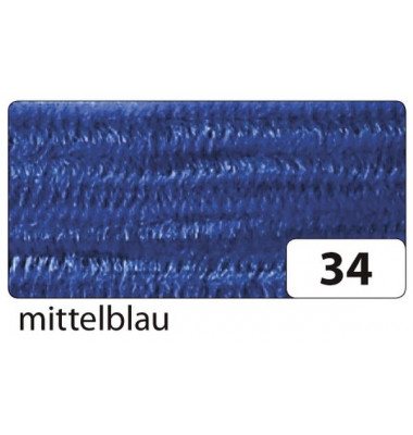 77834 50cm Chenilledraht 8mm mittelblau 77834 50cm Chenilledraht 8mm mittelblau