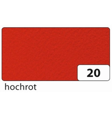 520420 20x30cm Bastelfilz hochrot 520420 20x30cm Bastelfilz hochrot