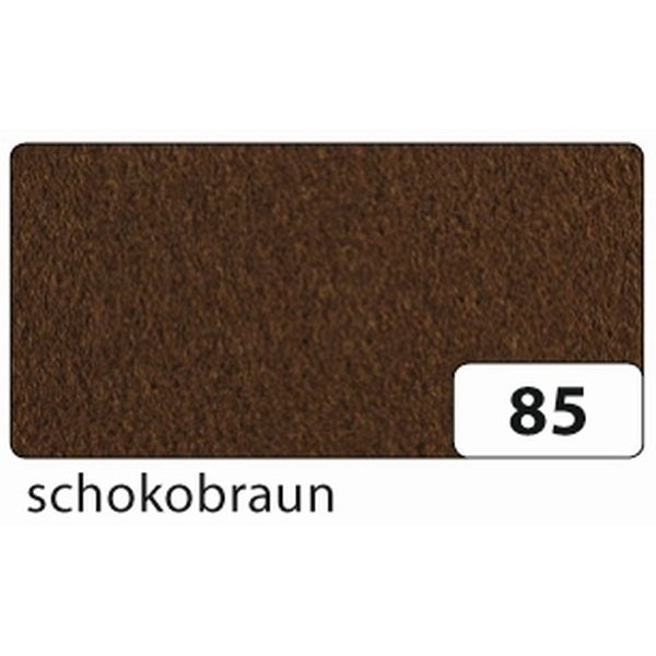 10 Stück Folia Bastelfilz 20x30cm 150g schokobraun 520485 4001868524857 Folia