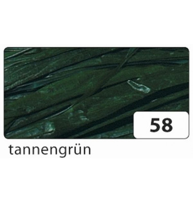 9058 50g  Naturbast Bast Raffia matt tannengrün