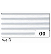 Bastelwellpappe E-Welle 50x70cm weiß 741000