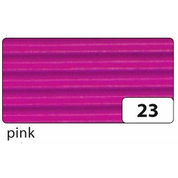 10 Stück Folia Bastelwellpappe E-Welle 50x70cm pink 741023 4001868741230 Folia
