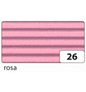741026 50x70cm Bastelwellpappe rosa
