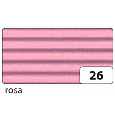741026 50x70cm Bastelwellpappe rosa