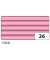741026 50x70cm Bastelwellpappe rosa