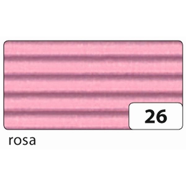 10 Stück Folia Bastelwellpappe E-Welle 50x70cm rosa 741026 4001868741261 Folia