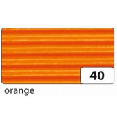 Bastelwellpappe E-Welle 50x70cm orange 741040
