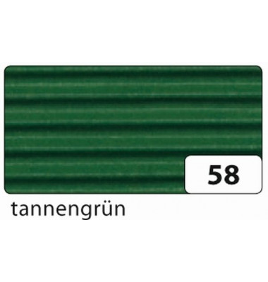 741058 50x70cm Bastelwellpappe tannengrün