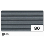 741080 50x70cm Bastelwellpappe grau