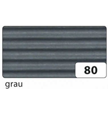 741080 50x70cm Bastelwellpappe grau