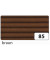 741085 50x70cm Bastelwellpappe braun