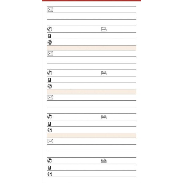 BSB Ersatzeinlagen 02-0052, BSB Manager, 14,5x20,9cm (BxH) (A5) 4000867011030 BSB 50 Blatt
