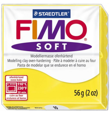 8020-10 Soft 56g Modelliermasse Fimo limone 8020-10 Soft 56g Modelliermasse Fimo limone