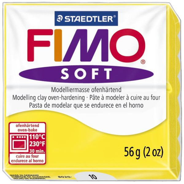 4006608809430 - Fimo Soft 8020-10 Modelliermasse 57g limone 4006608809430 56 Gramm