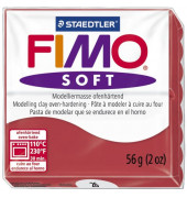 8020-26 Soft 56g Modelliermasse Fimo kirschrot