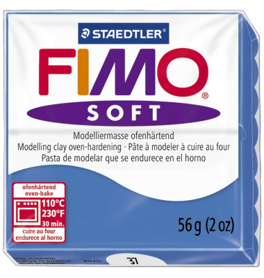 8020-37 Soft 56g Modelliermasse Fimo pazifikblau 8020-37 Soft 56g Modelliermasse Fimo pazifikblau