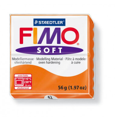 8020-42 Soft 56g Modelliermasse Fimo mandarine 8020-42 Soft 56g Modelliermasse Fimo mandarine