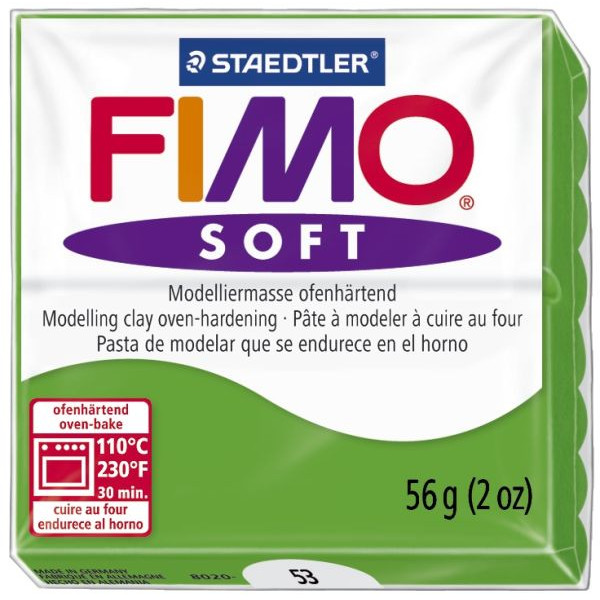 4006608809690 - Fimo Soft 8020-53 Modelliermasse 57g tropengrün 4006608809690 56 Gramm