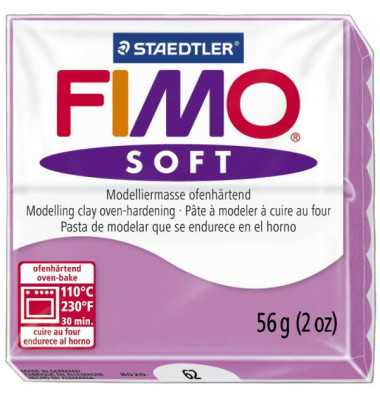 8020-62 Soft 56g Modelliermasse Fimo lavendel 8020-62 Soft 56g Modelliermasse Fimo lavendel