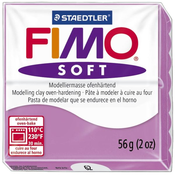 4006608809751 - Fimo Soft 8020-62 Modelliermasse 57g lavendel 4006608809751 56 Gramm