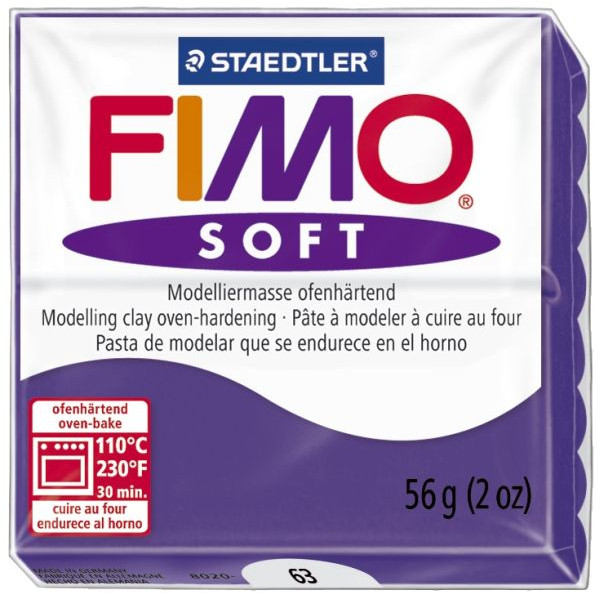 4006608809775 - Fimo Soft 8020-63 Modelliermasse 57g pflaume 4006608809775 56 Gramm