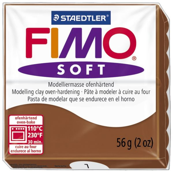 4006608809799 - Fimo Soft 8020-7 Modelliermasse 57g caramel 4006608809799 56 Gramm