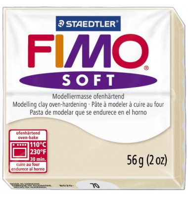 8020-70 Soft 56g Modelliermasse Fimo sahara 8020-70 Soft 56g Modelliermasse Fimo sahara