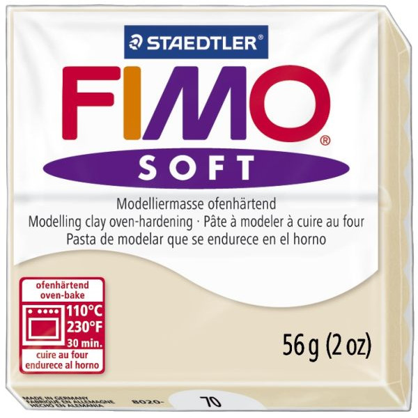 4006608809812 - Fimo Soft 8020-70 Modelliermasse 57g sahara 4006608809812 56 Gramm