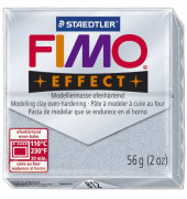 Fimo Effect 8020-812 Modelliermasse 57g glitter silber