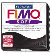 Fimo Soft 8020-9 Modelliermasse 57g schwarz