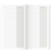 Ersatzeinlage Mini Adresse Anschriften A-Z 8,7 x 15,3cm
