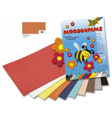 231040  20x29cm Moosgummi 2mm orange