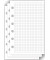 5713 50BL Papier Ersatzeinlage A7 kariert