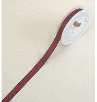 Geschenkband 8172015260025, ohne, 15mm x 25m, weinrot
