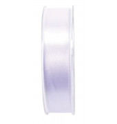 Geschenkband Doppelsatinband 25mm x 25m weiß