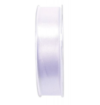 Geschenkband Doppelsatinband 25mm x 25m weiß Geschenkband Doppelsatinband 25mm x 25m weiß