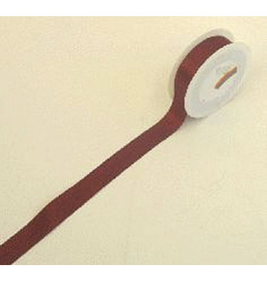 Geschenkband 8172025260025, ohne, 25mm x 25m, weinrot