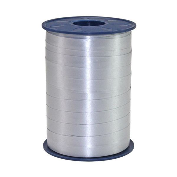 Präsent Geschenkband AMERICA 2549-631, ohne, 10mm x 250m, silber 4009236503305 Präsent 250 Meter