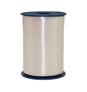 Geschenkband 2525004, Gl&auml;nzend, 5mm x 500m, creme